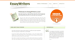 Desktop Screenshot of essaywriters.com